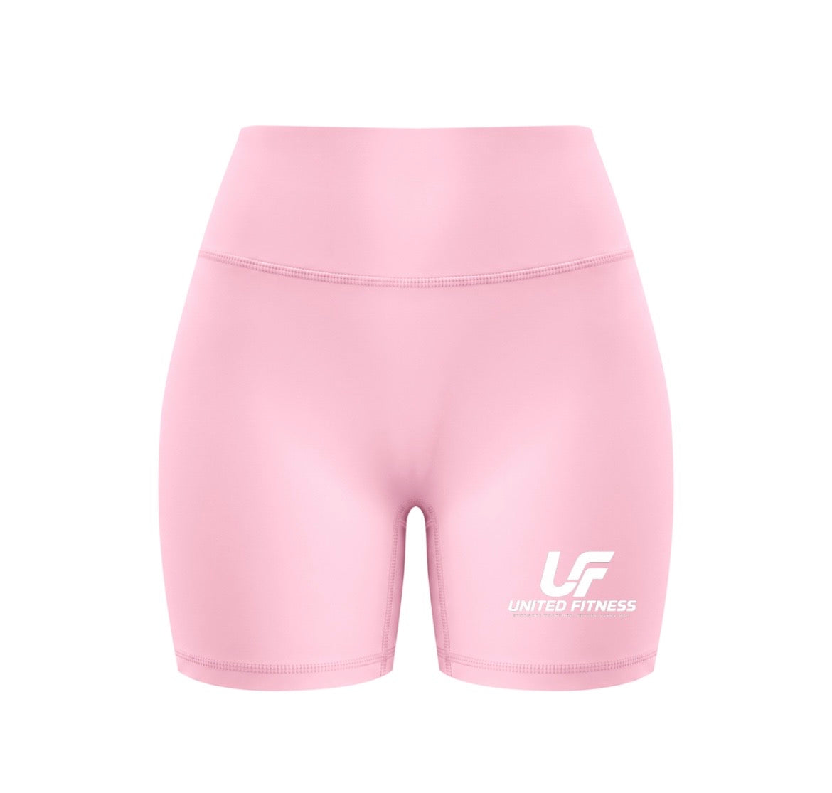 UF Pink Women’s High Waisted Yoga Biker Shorts