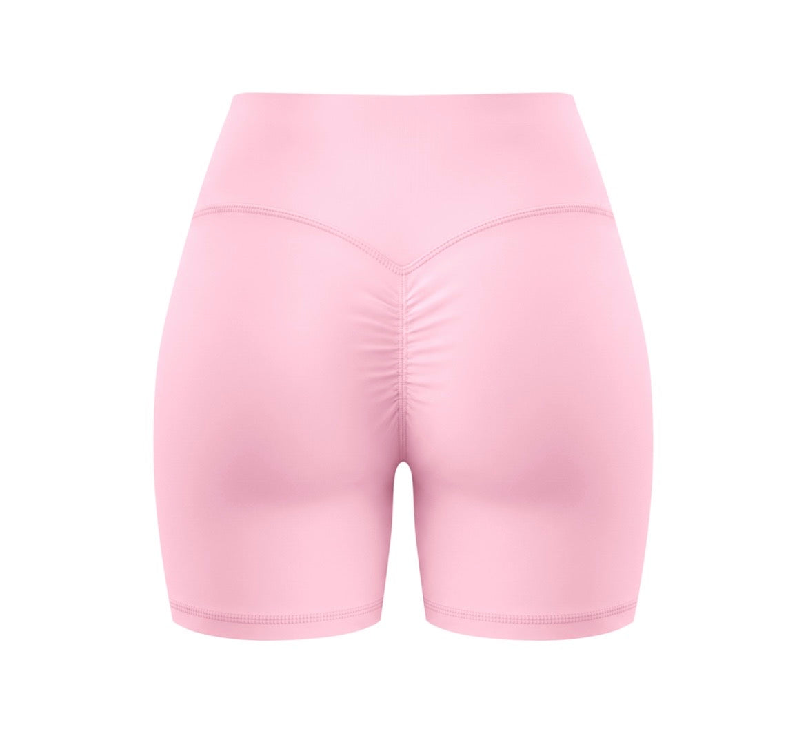UF Pink Women’s High Waisted Yoga Biker Shorts