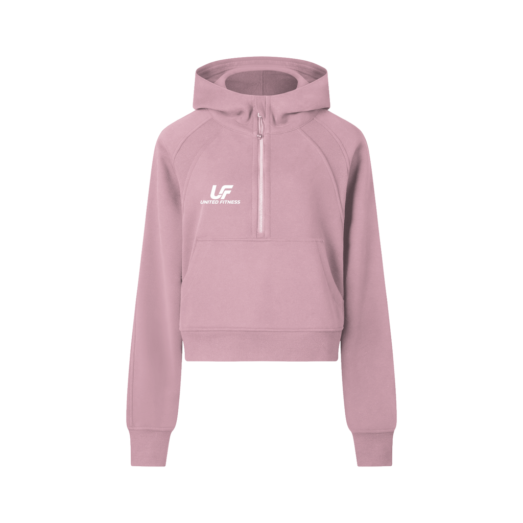 UF Cropped Half-Zip Hoodie