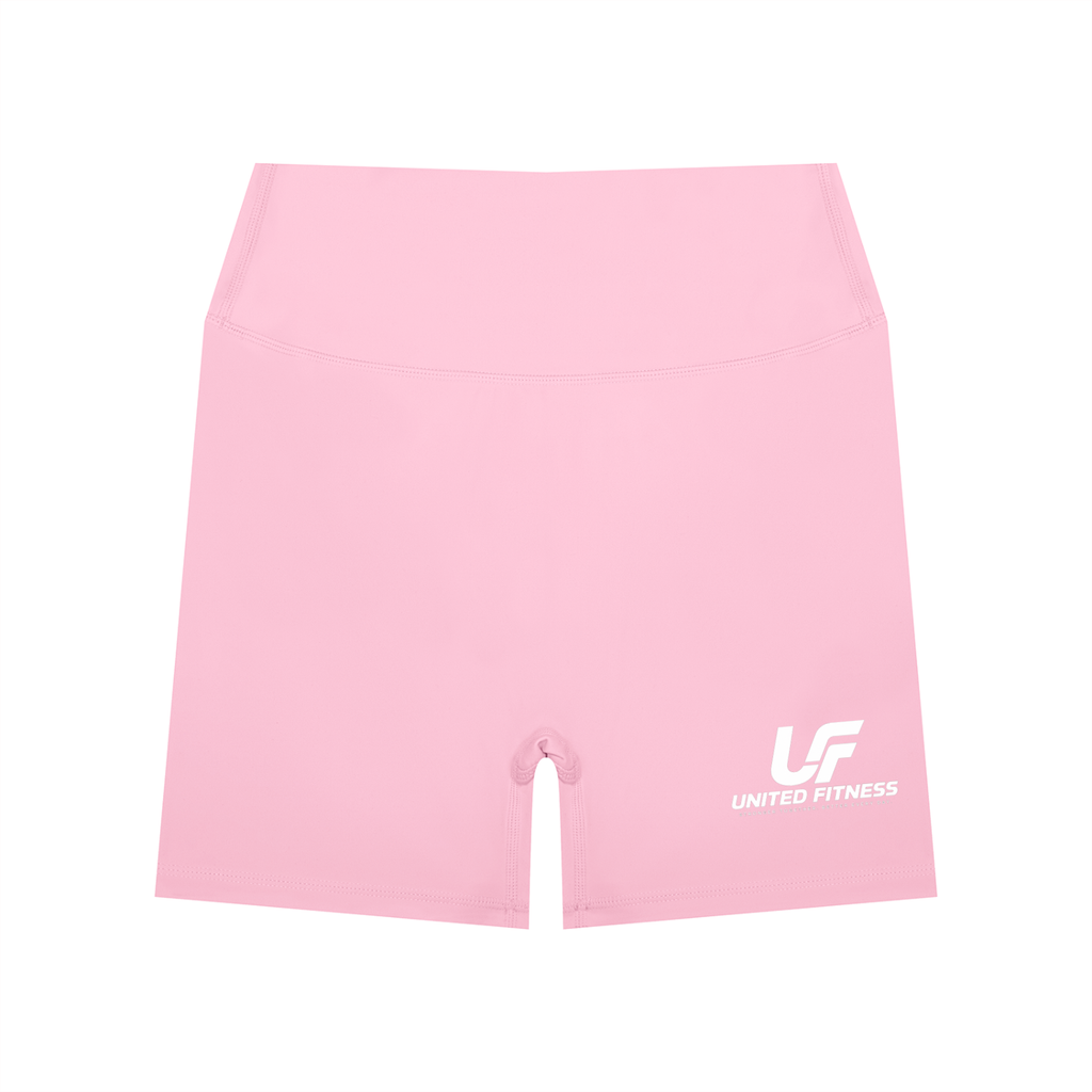 UF Pink Women’s High Waisted Yoga Biker Shorts