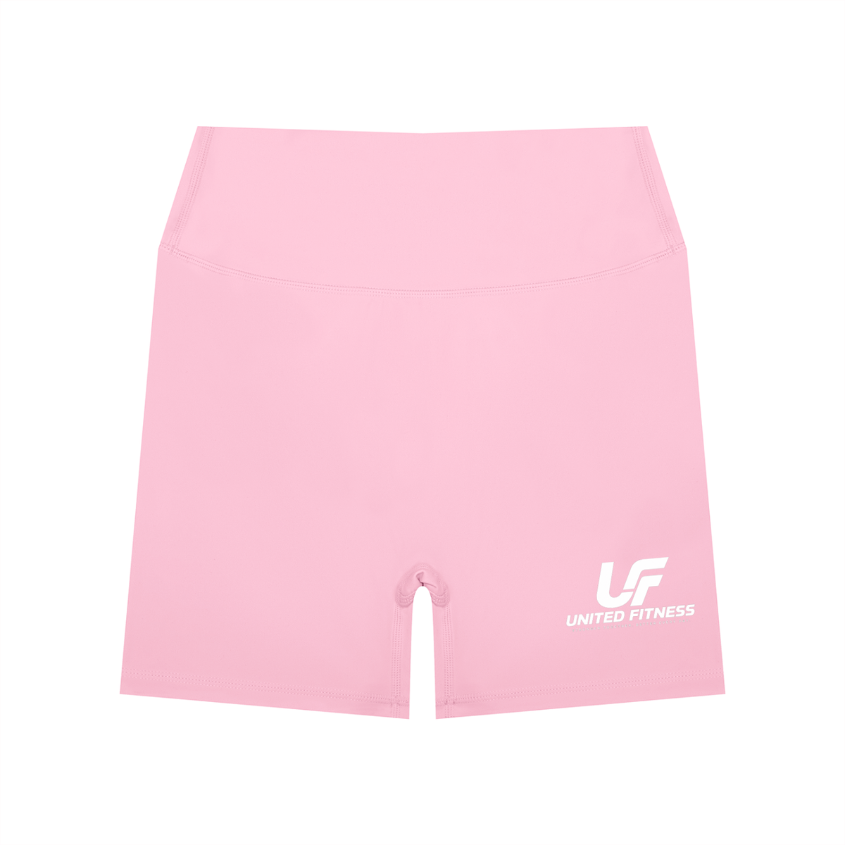 UF Pink Women’s High Waisted Yoga Biker Shorts